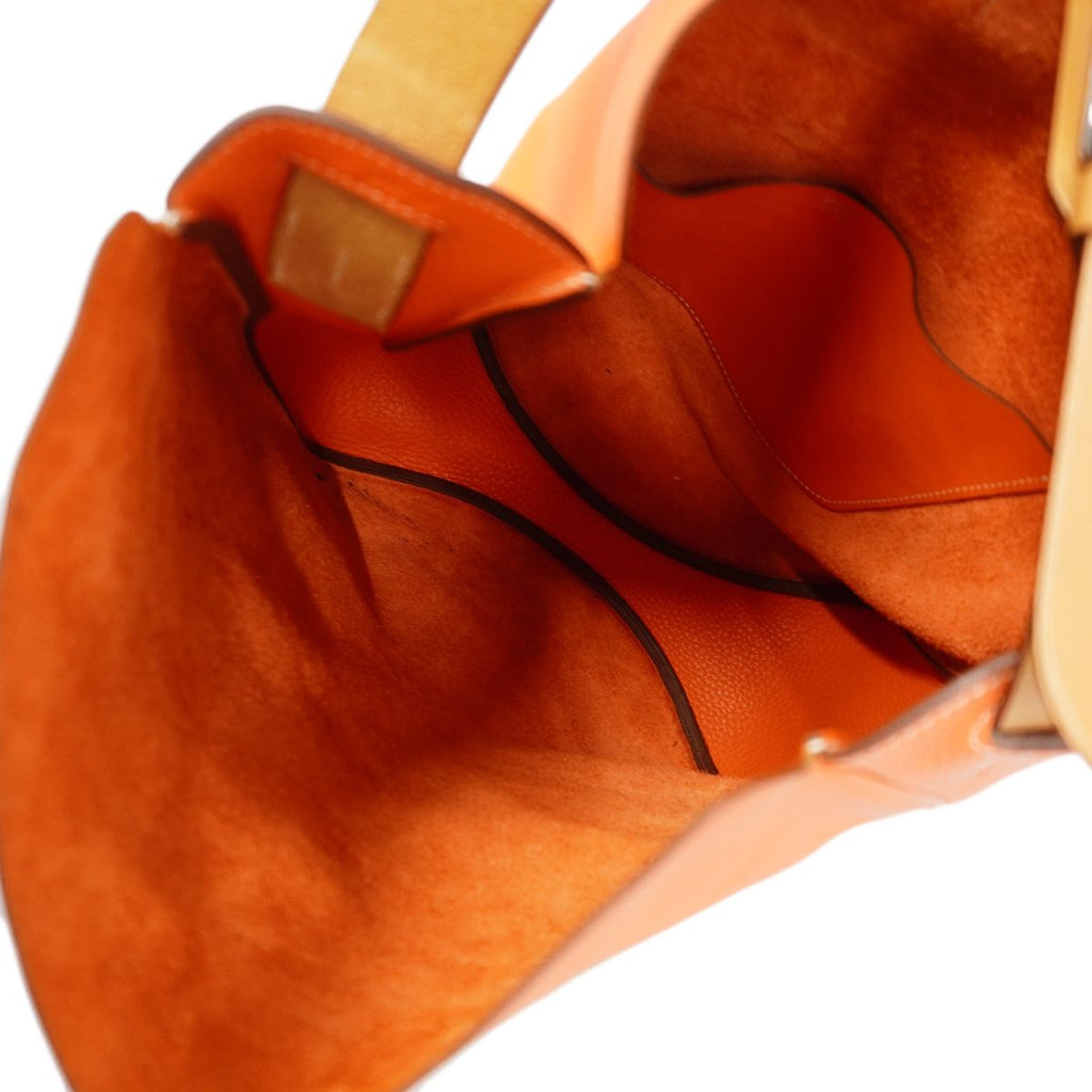 Hermes Shoulder Bag Villevoordt 24 Swift Gold Silver — view 4