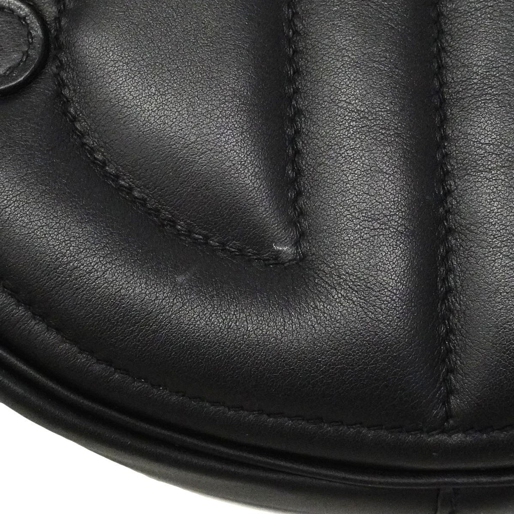 Hermes Shoulder Bag in the Loop Swift Black Silver — view 6