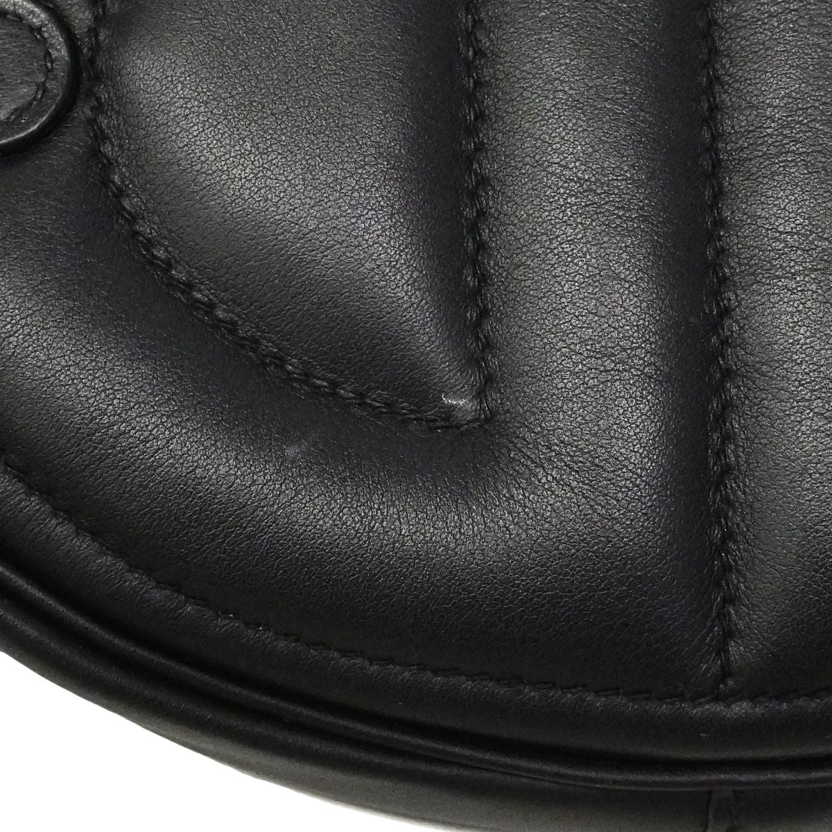 Hermes Shoulder Bag in the Loop Swift Black Silver — view 6