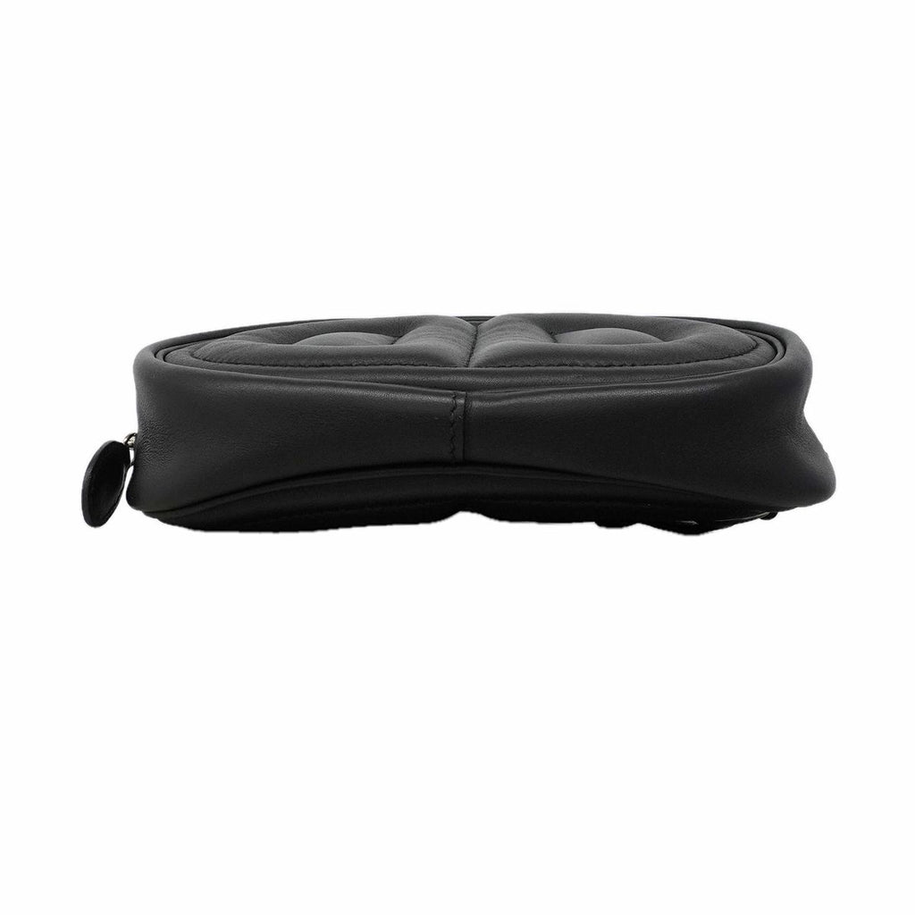 Hermes Shoulder Bag in the Loop Swift Black Silver — view 3