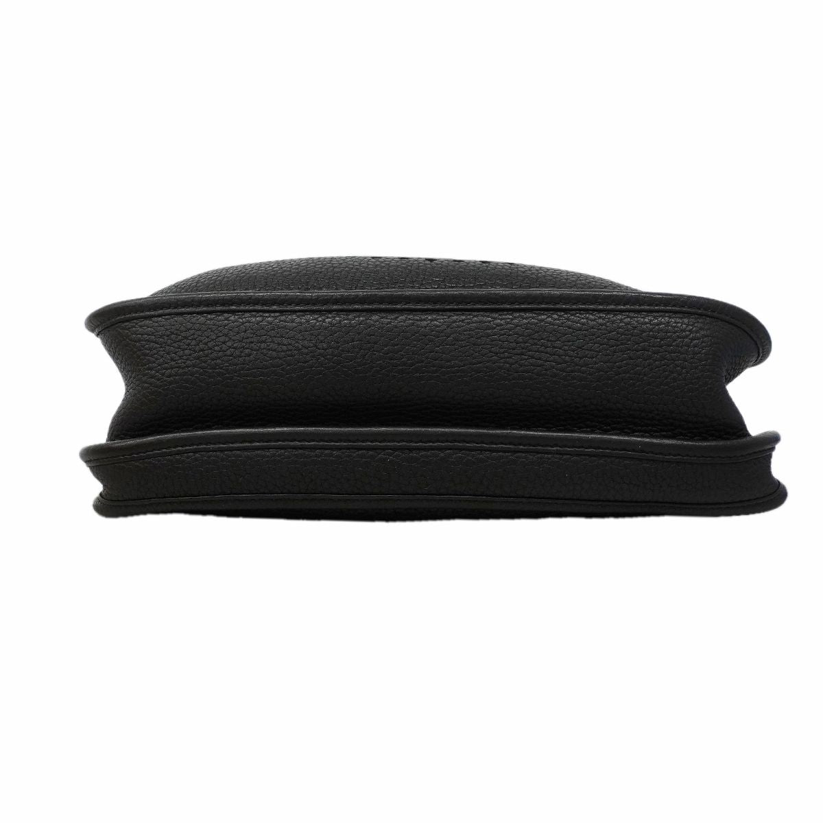 Hermes Shoulder Bag Evelyne Taurillon Clemence Black Gold — view 3