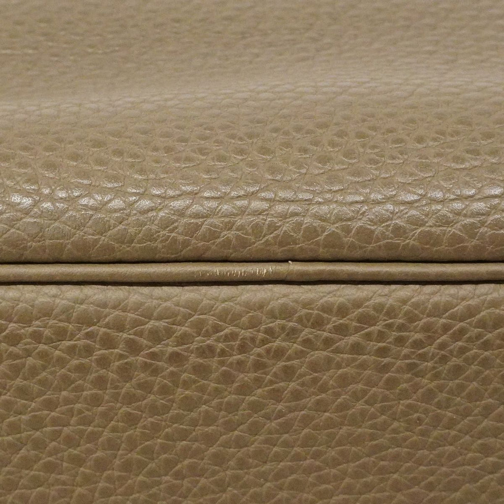 Hermes Handbag Lindy 30 Taurillon Clemence Etoupe Silver 2-Way — view 9