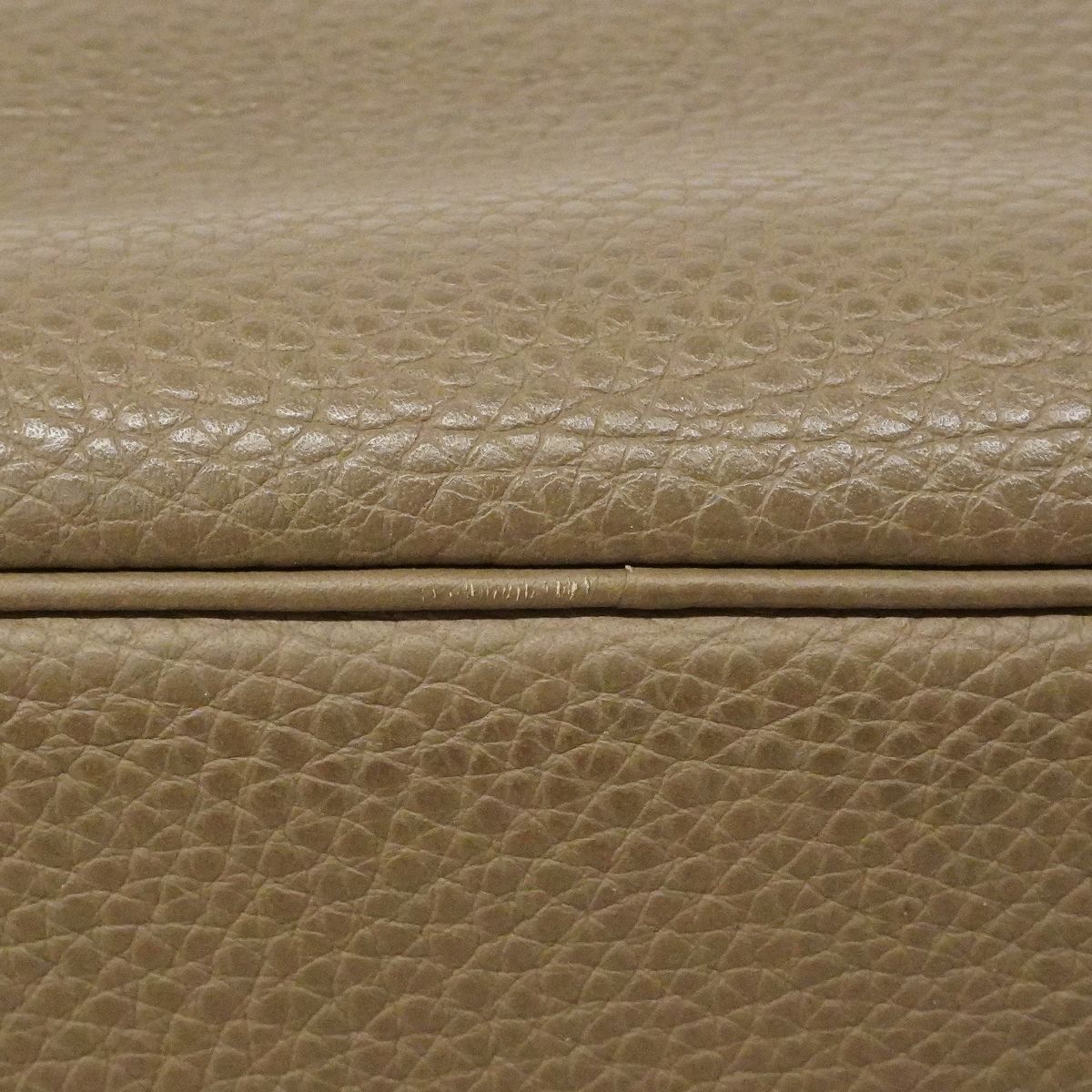 Hermes Handbag Lindy 30 Taurillon Clemence Etoupe Silver 2-Way — view 9
