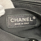 Chanel Backpack Quilted Lambskin Black Silver — view 5