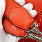 Hermes Shoulder Bag Roulis Nne 20 Swift Rouge Pivoine Silver — view 9