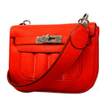 Hermes Shoulder Bag Roulis Nne 20 Swift Rouge Pivoine Silver
