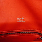 Hermes Shoulder Bag Roulis Nne 20 Swift Rouge Pivoine Silver — view 5
