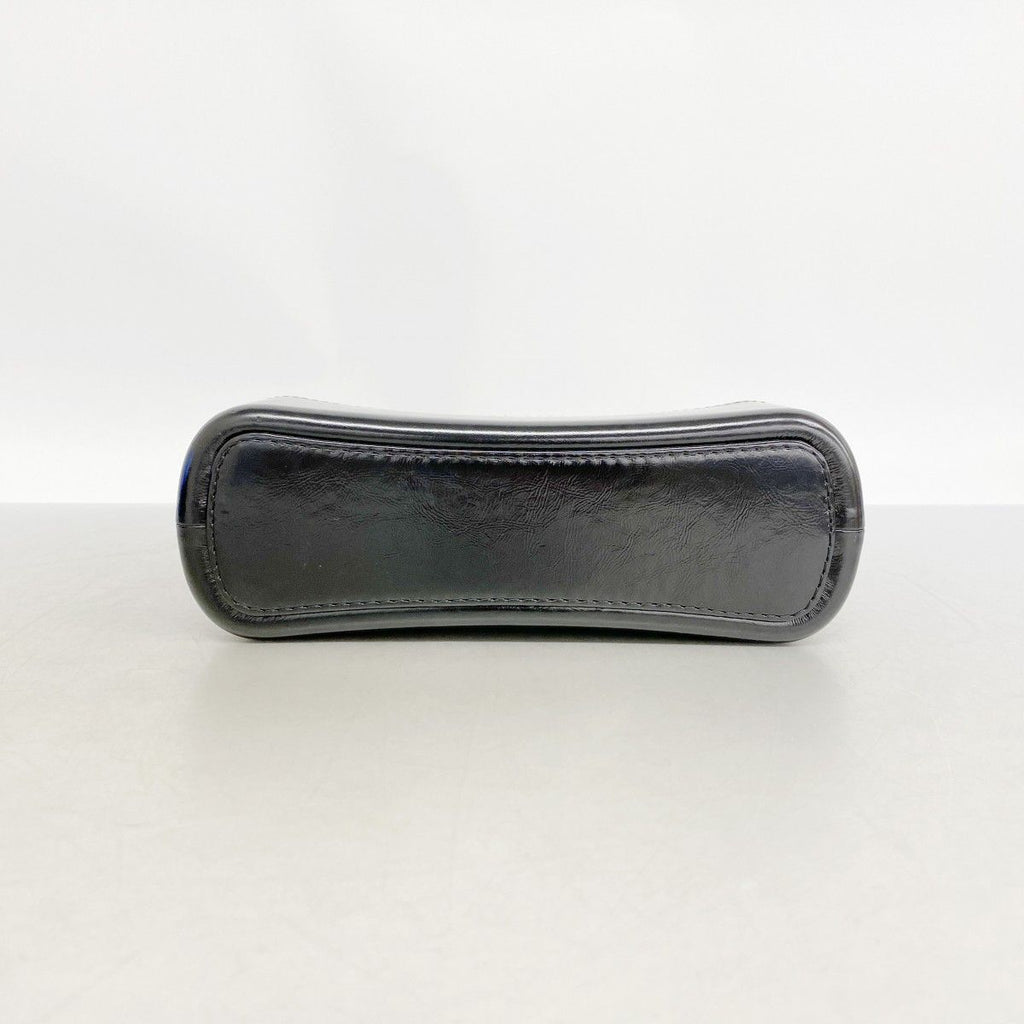 Chanel Shoulder Bag Gabrielle Calfskin Black Gold Silver — view 3