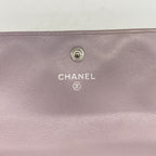 Chanel Wallet Quilted Lambskin Light Purple Silver — view 4