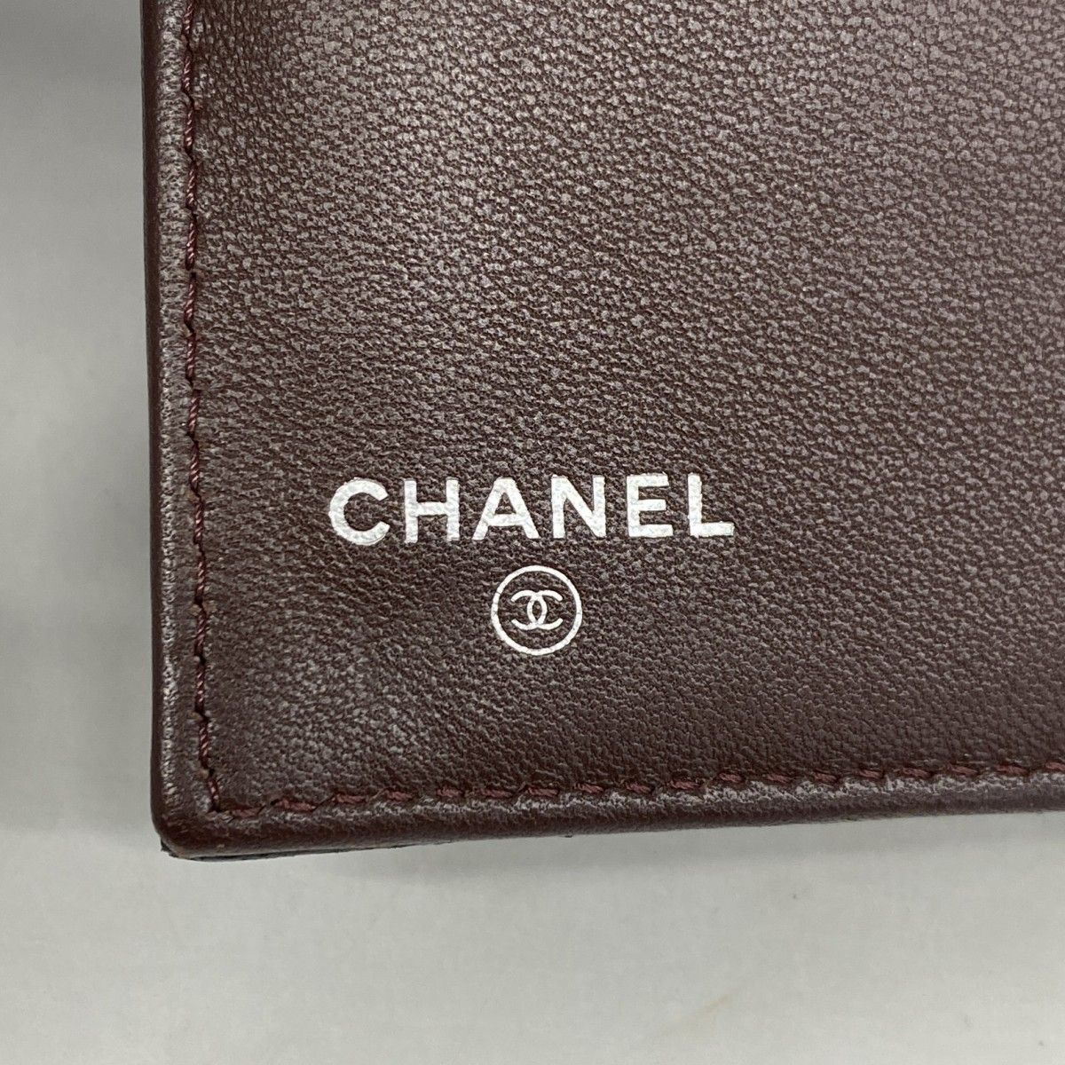 Chanel Trifold Wallet Quilted Lambskin Black Silver — view 4