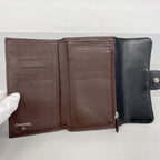 Chanel Trifold Wallet Quilted Lambskin Black Silver — view 3