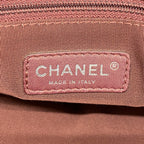 Chanel Chain Tote Quilted Caviar Leather Black Silver — view 5