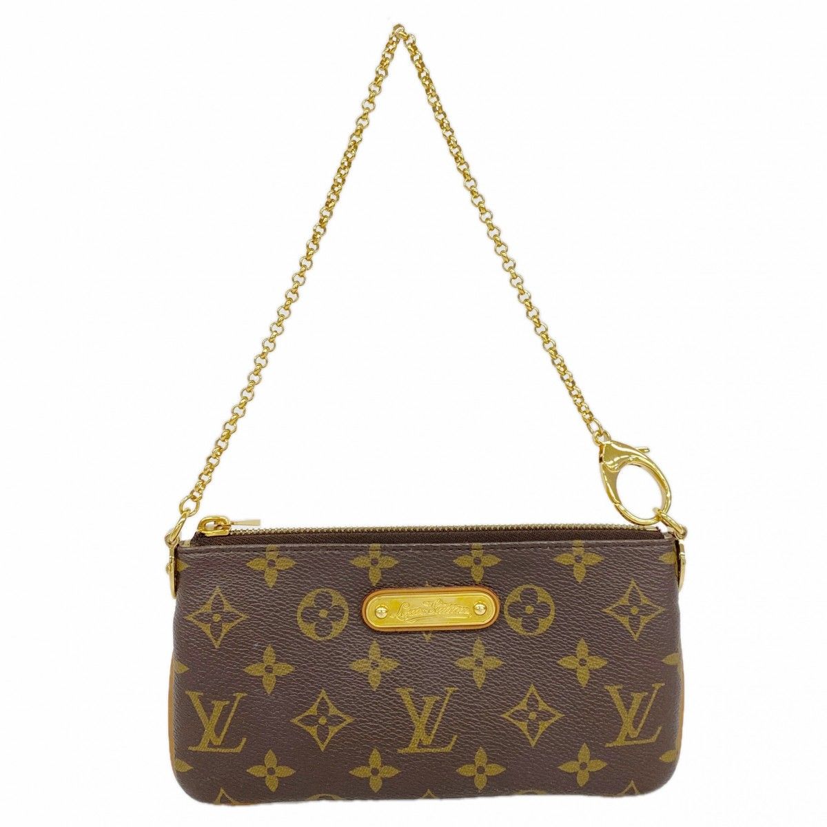 Louis Vuitton Pouch Monogram Pochette Mila MM Brown