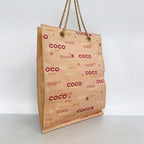 Chanel Tote Canvas Pink Orange Gold — view 2