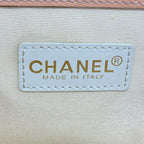Chanel Tote Canvas Pink Orange Gold — view 5