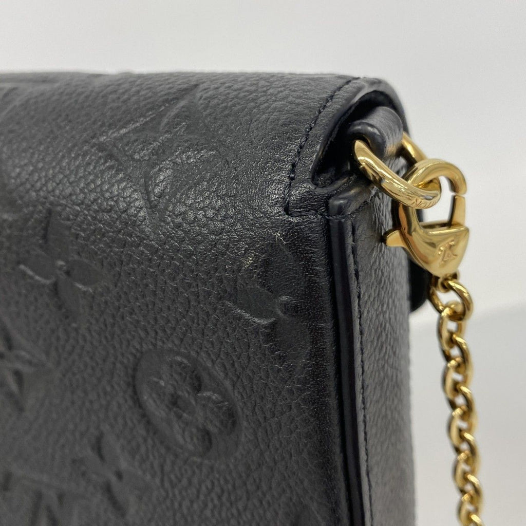 Louis Vuitton Shoulder Wallet Monogram Empreinte Pochette Felicity Noir — view 7