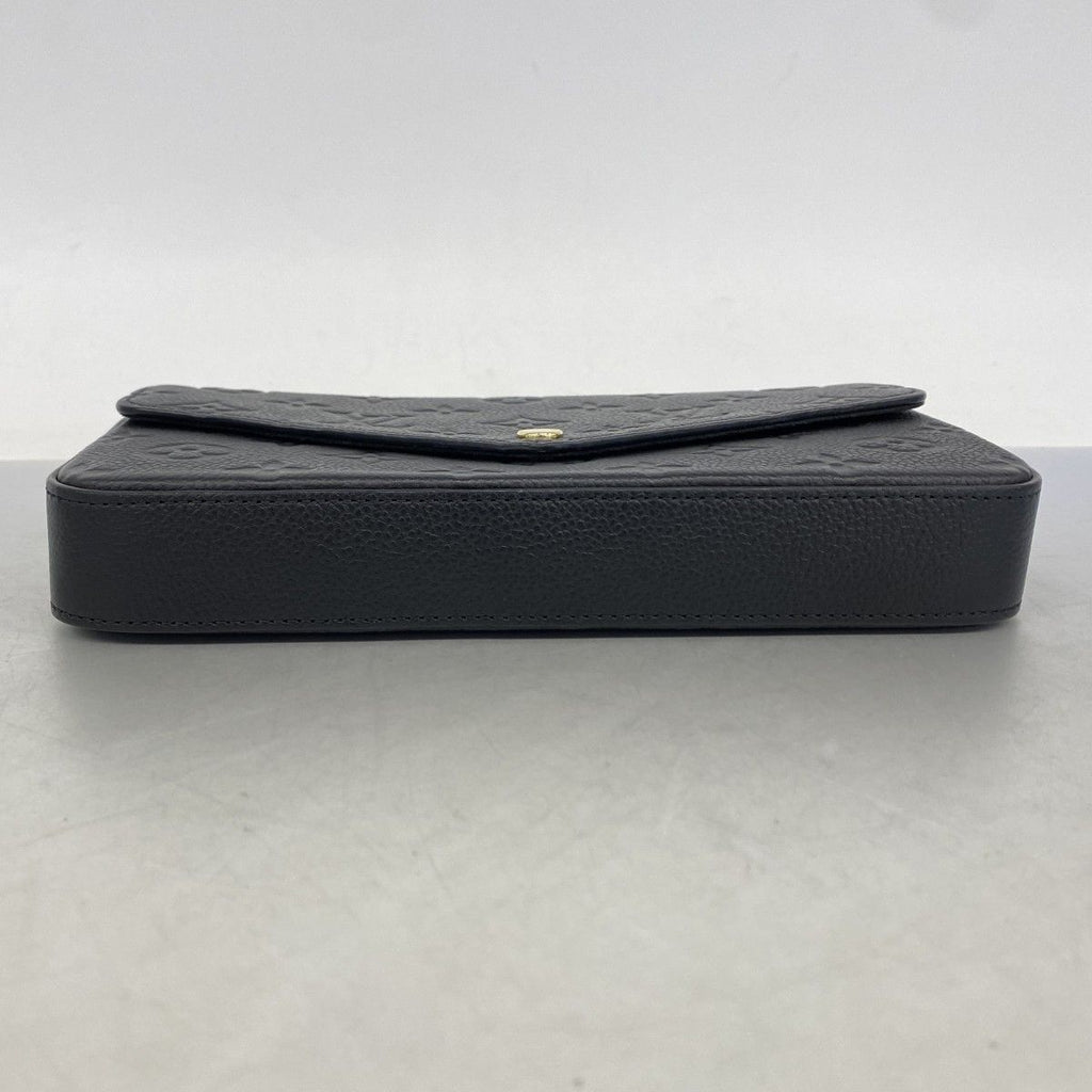 Louis Vuitton Shoulder Wallet Monogram Empreinte Pochette Felicity Noir — view 3