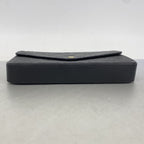 Louis Vuitton Shoulder Wallet Monogram Empreinte Pochette Felicity Noir — view 3