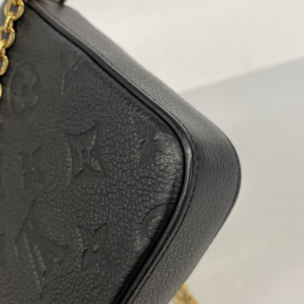 Louis Vuitton Shoulder Wallet Monogram Empreinte Pochette Felicity Noir — view 8