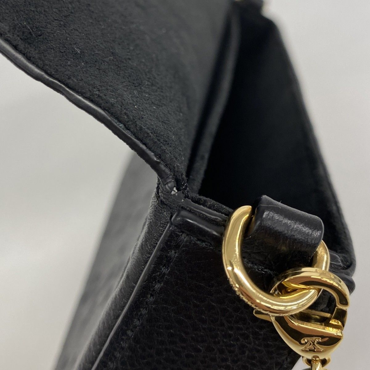 Louis Vuitton Shoulder Wallet Monogram Empreinte Pochette Felicity Noir — view 6