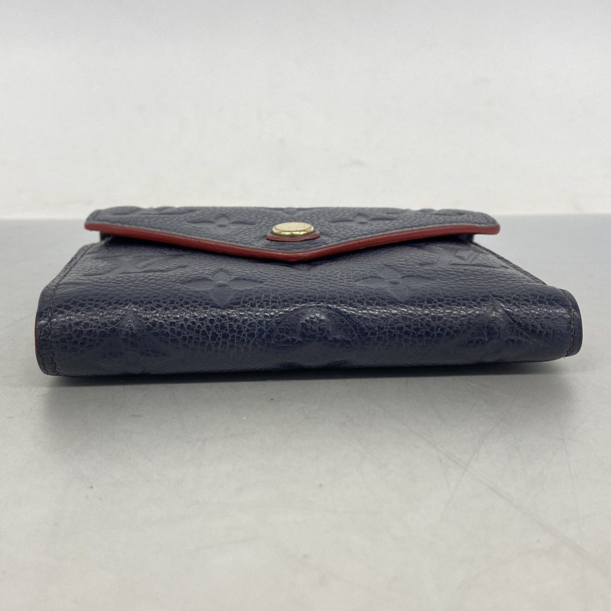 Louis Vuitton Trifold Wallet Monogram Empreinte Portefeuille Victorine Marine — view 2