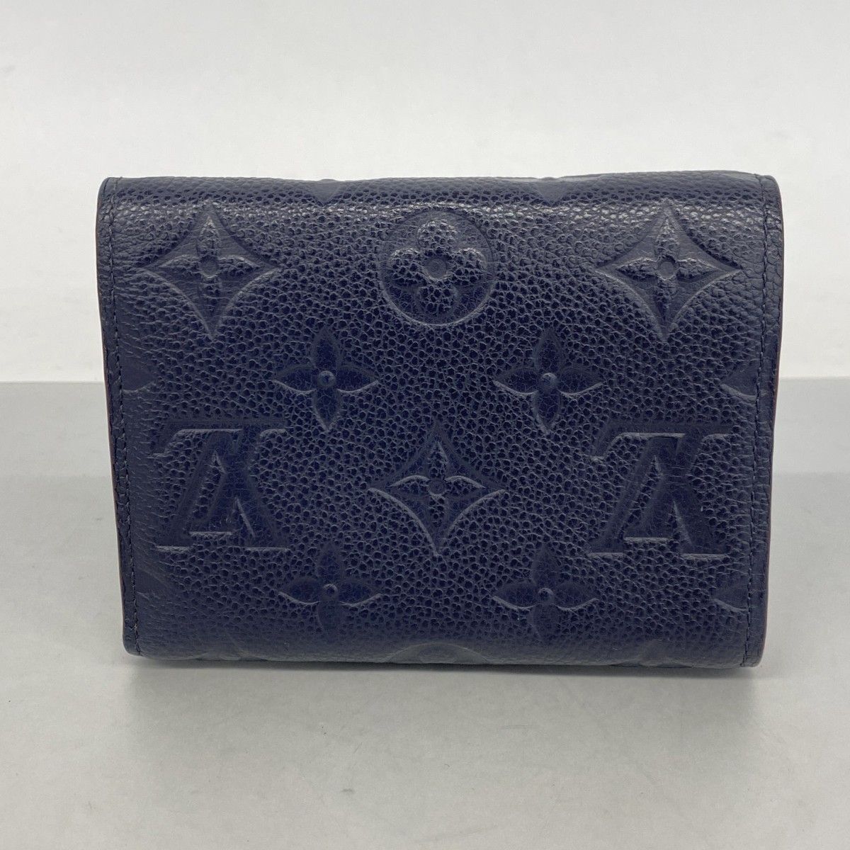 Louis Vuitton Trifold Wallet Monogram Empreinte Portefeuille Victorine Marine — view 8