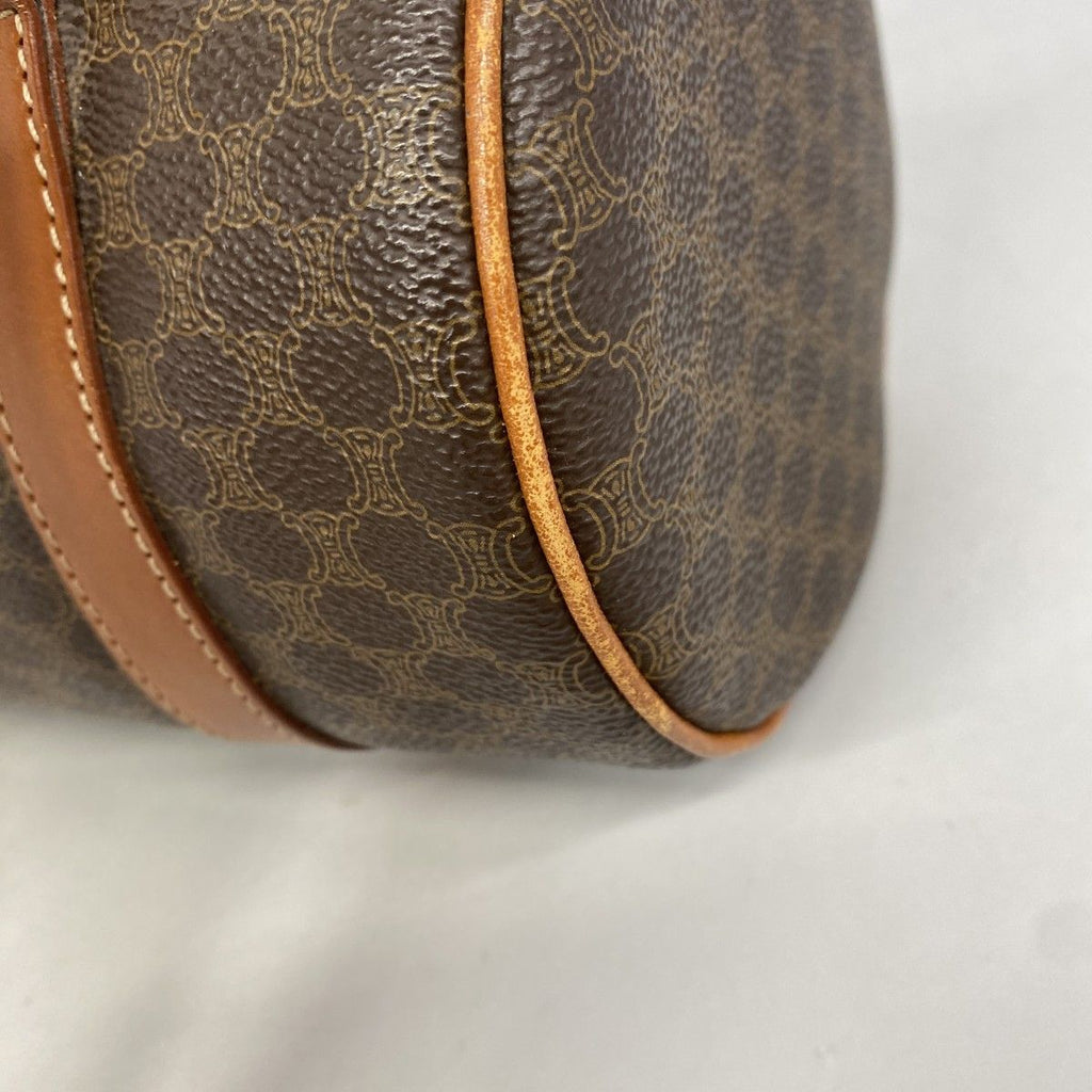 Celine Handbag Macadam Brown Gold — view 7