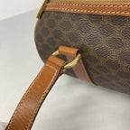 Celine Handbag Macadam Brown Gold — view 9