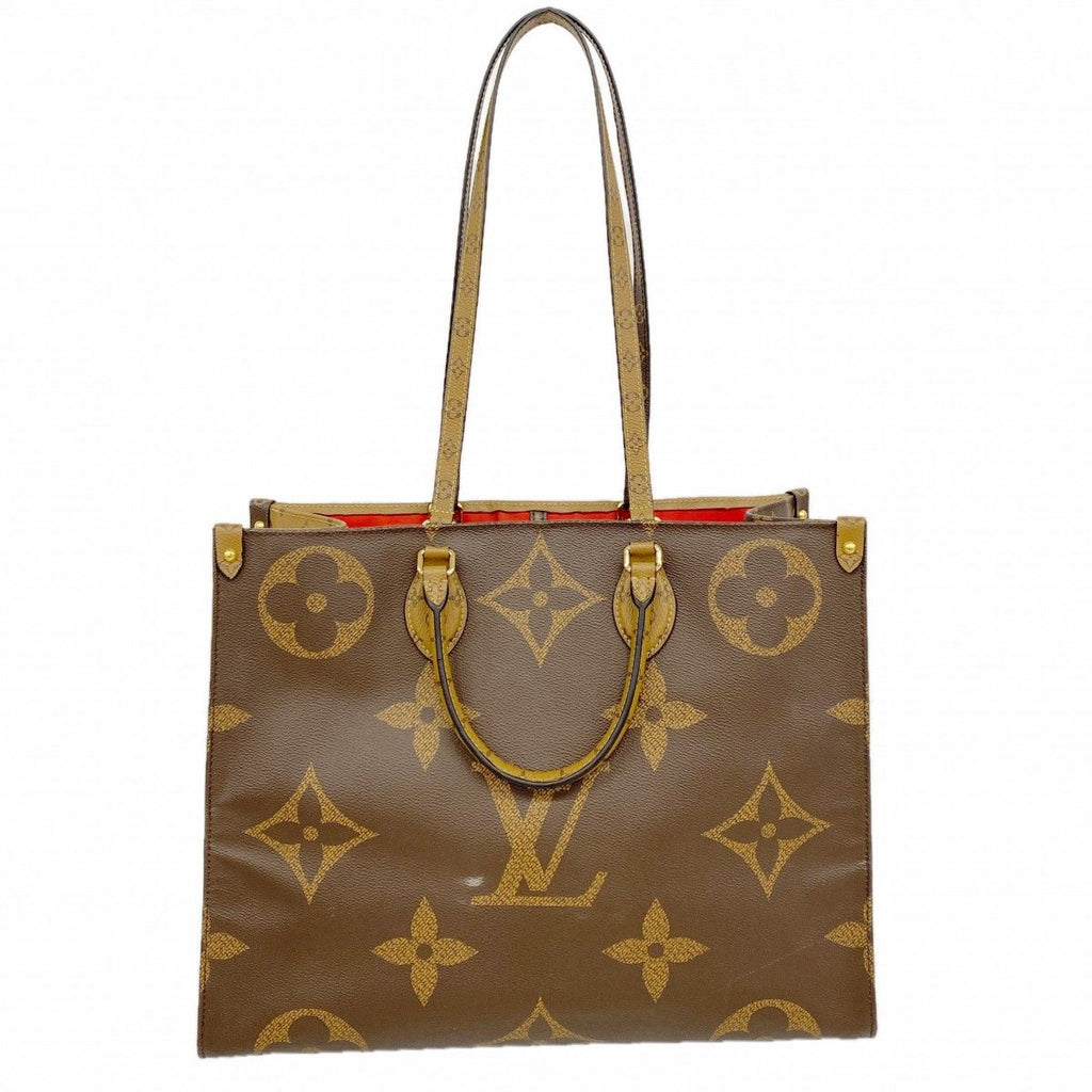 Louis Vuitton Tote Monogram Giant Reverse On The Go GM Brown 2-Way