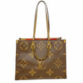 Louis Vuitton Tote Monogram Giant Reverse On The Go GM Brown 2-Way
