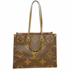 Louis Vuitton Tote Monogram Giant Reverse On The Go GM Brown 2-Way