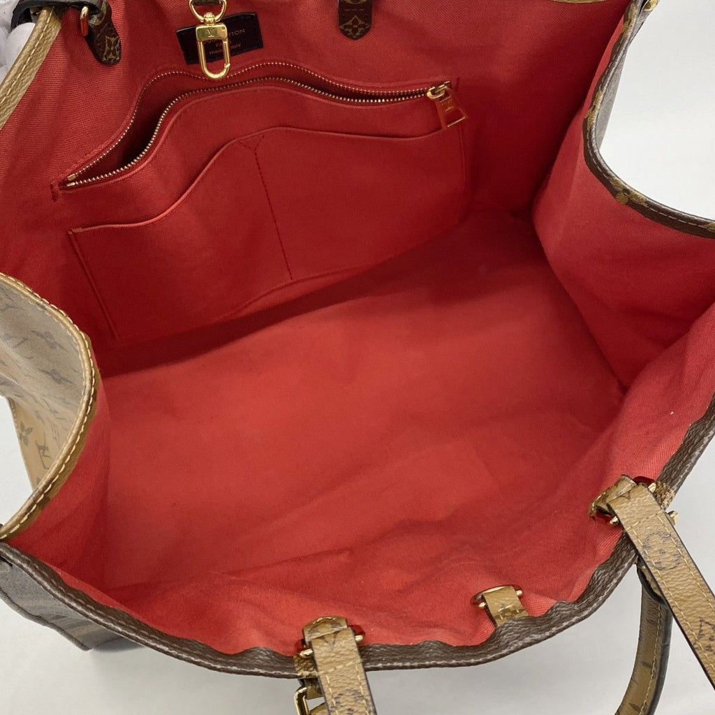 Louis Vuitton Tote Monogram Giant Reverse On The Go GM Brown 2-Way — view 4