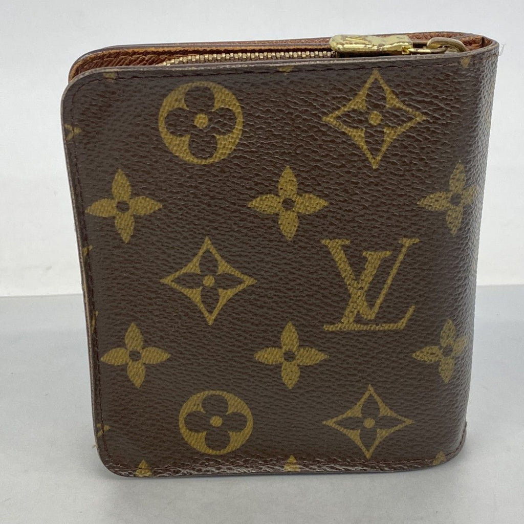 Louis Vuitton Wallet Monogram Compact Zip Brown — view 9