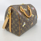 Louis Vuitton Handbag Monogram Love Lock Speedy Bandouliere 30 Brown 2-Way — view 2
