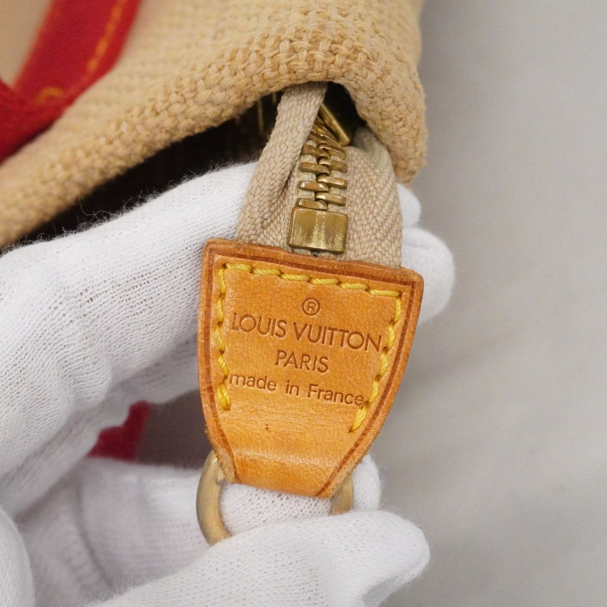Louis Vuitton Handbag Antigua Cabas PM Beige — view 5