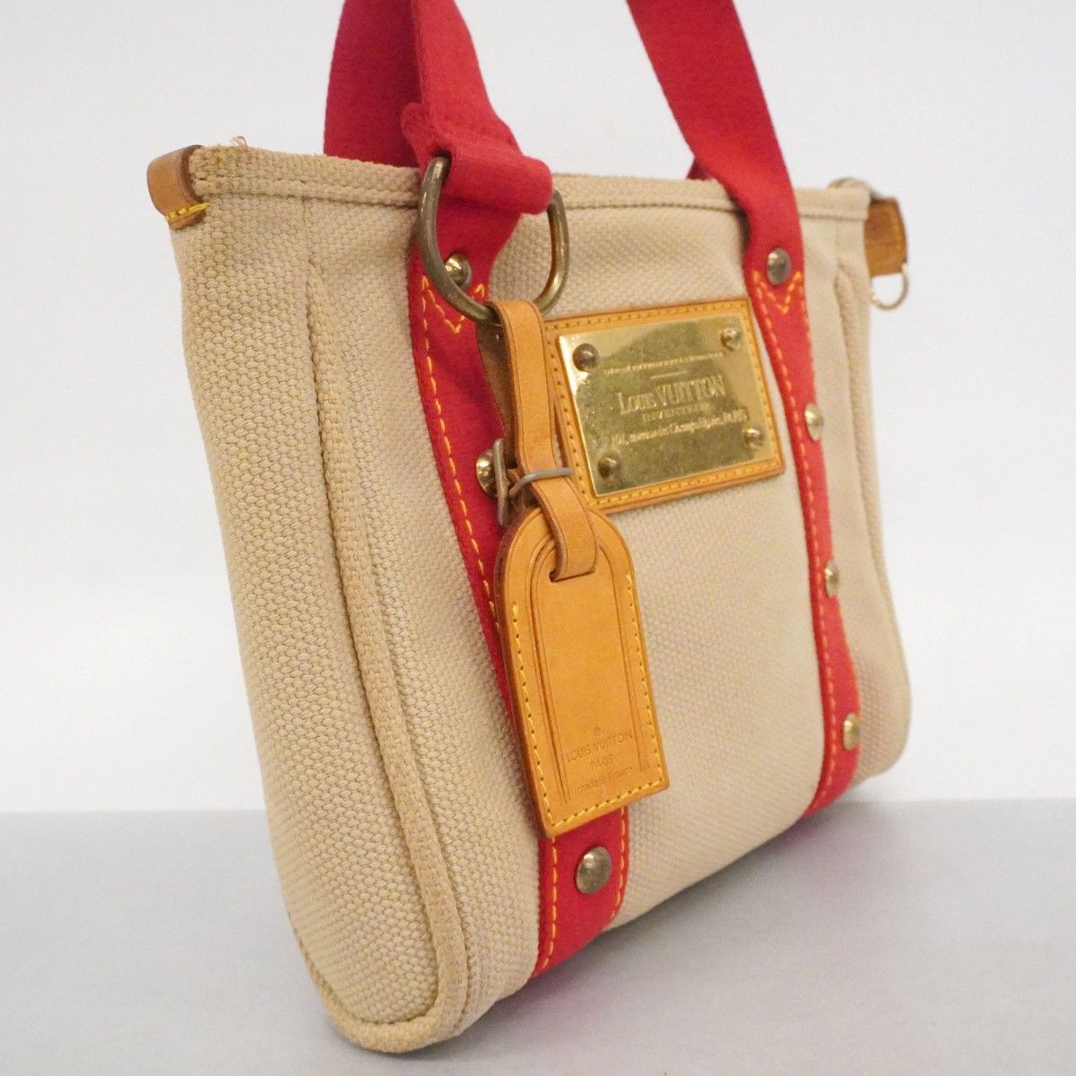 Louis Vuitton Handbag Antigua Cabas PM Beige — view 2