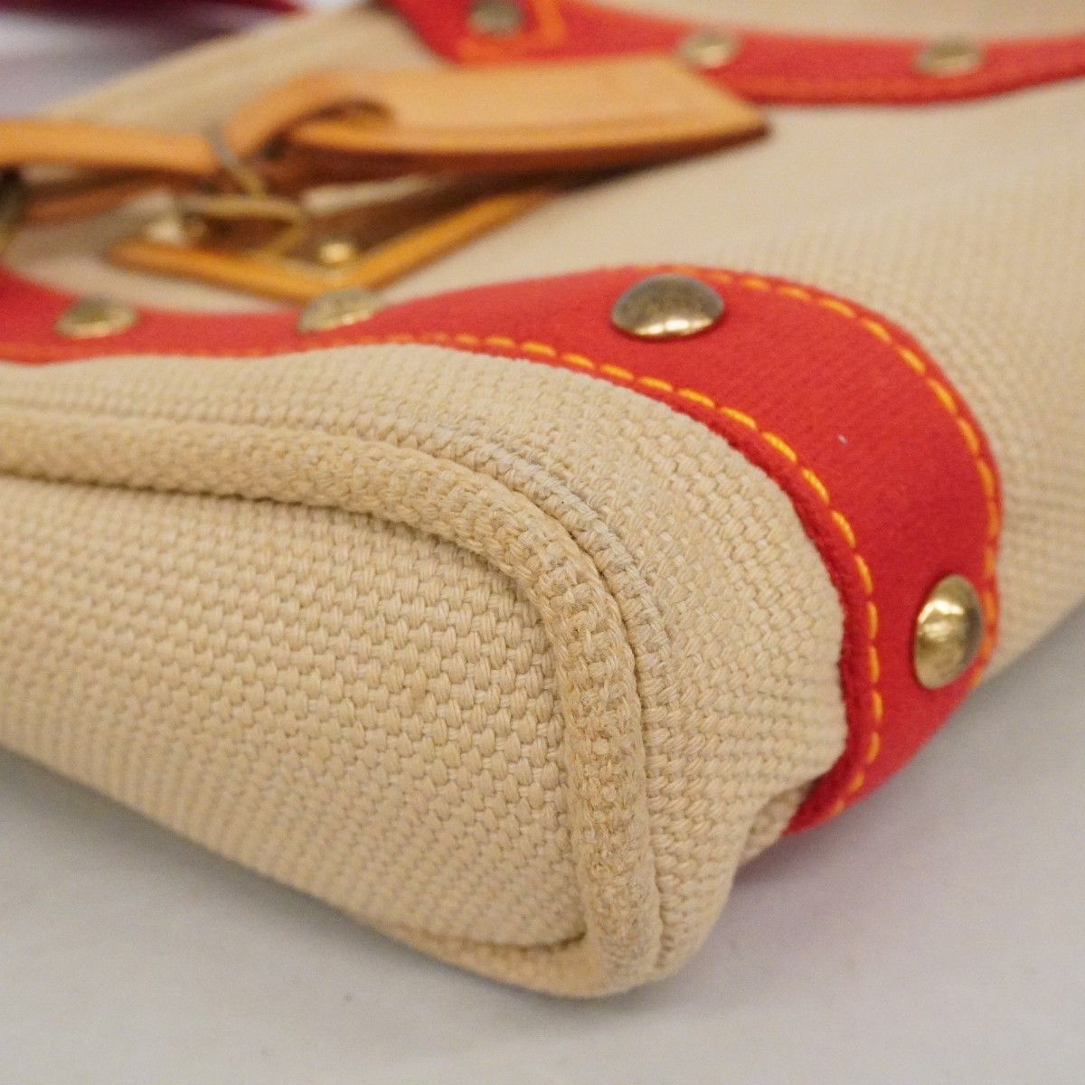 Louis Vuitton Handbag Antigua Cabas PM Beige — view 6