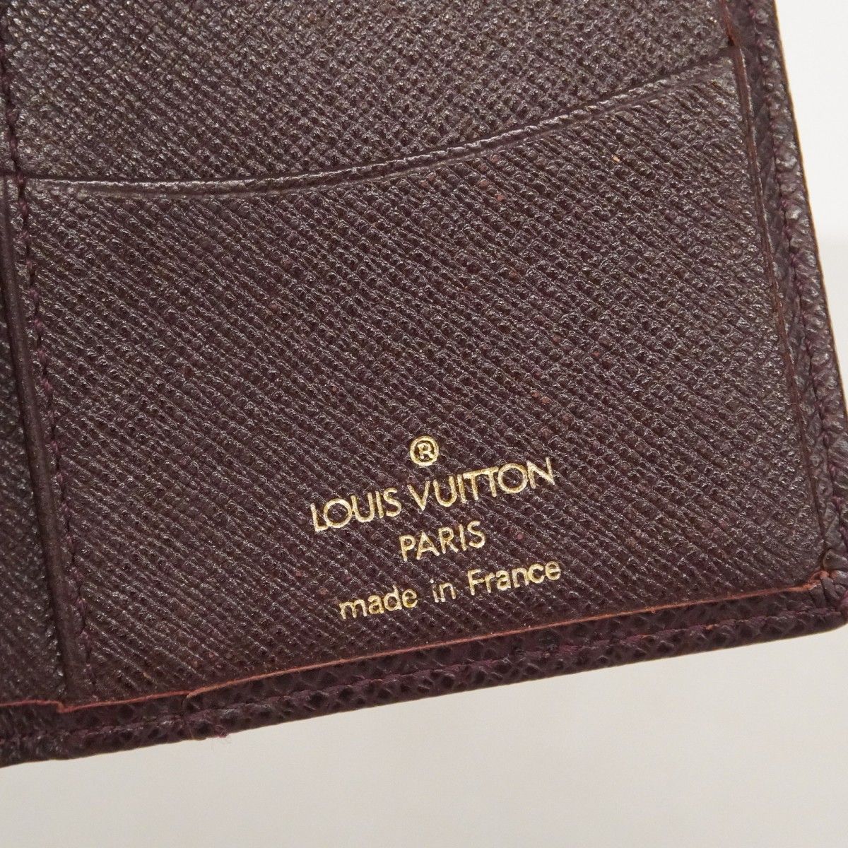 Louis Vuitton Card Case Taiga Organizer de Poche Acajou — view 4