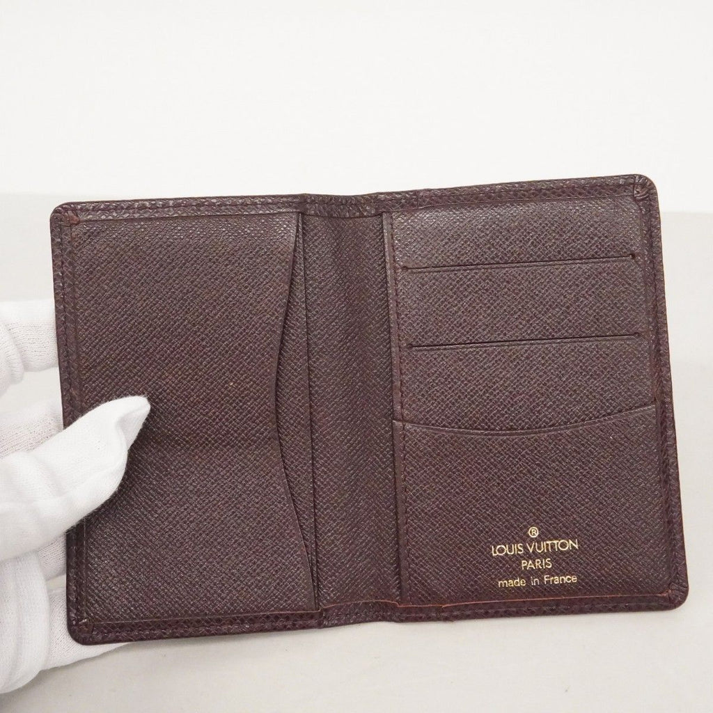 Louis Vuitton Card Case Taiga Organizer de Poche Acajou — view 3