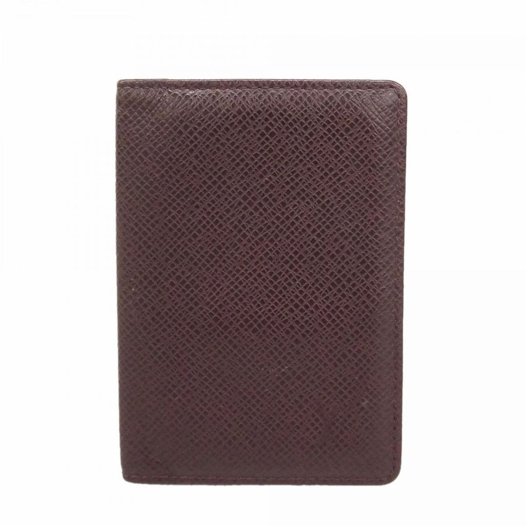 Louis Vuitton Card Case Taiga Organizer de Poche Acajou