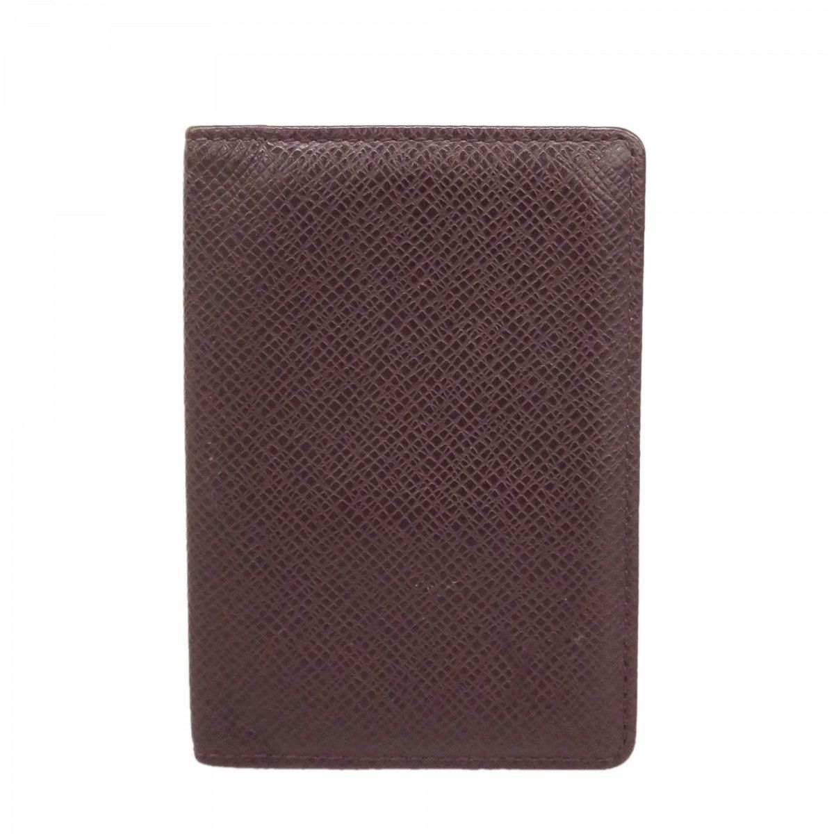 Louis Vuitton Card Case Taiga Organizer de Poche Acajou