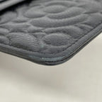 Chanel Wallet Camellia Caviar Leather Black Champagne Gold — view 5