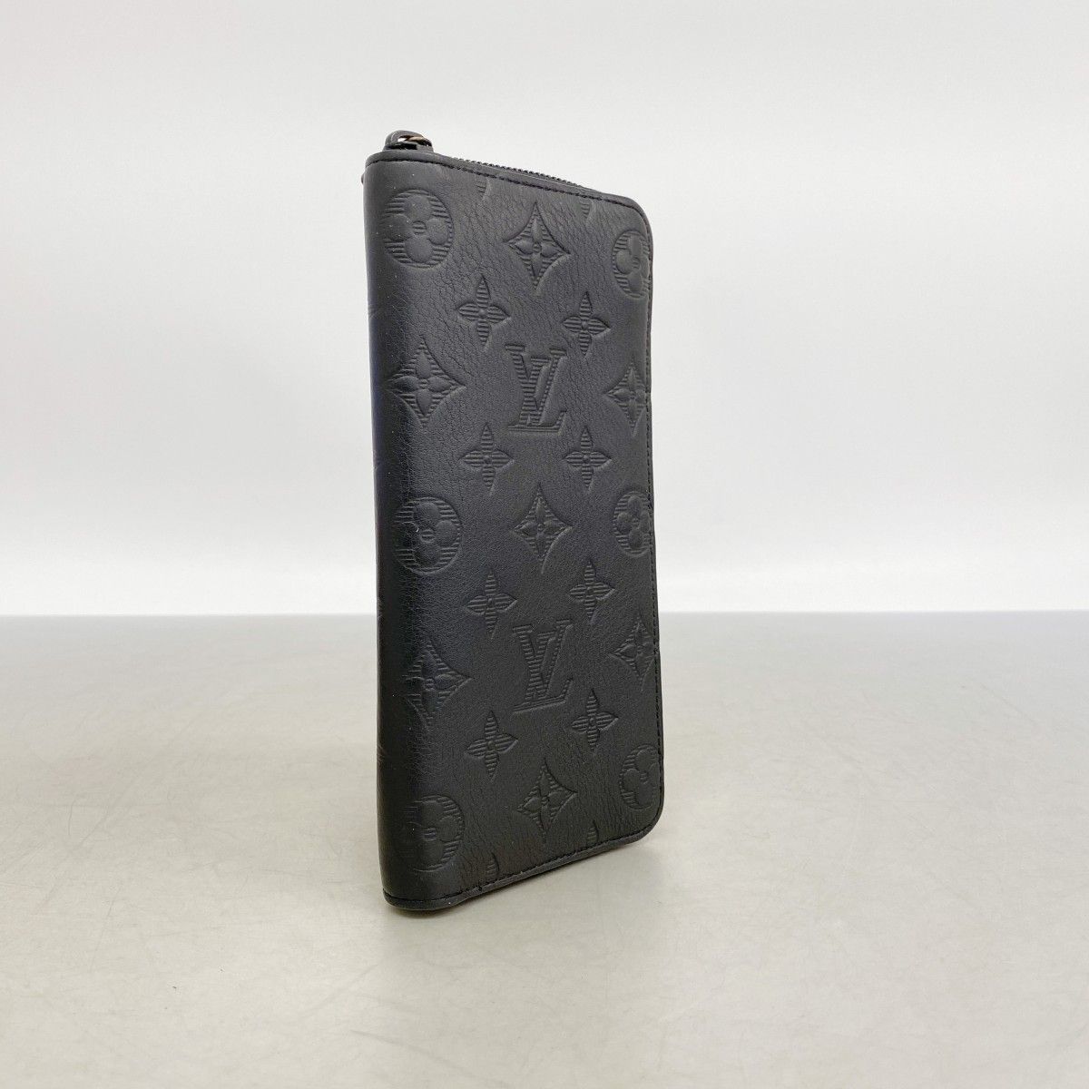 Louis Vuitton Wallet Monogram Shadow Zippy Vertical Noir — view 2