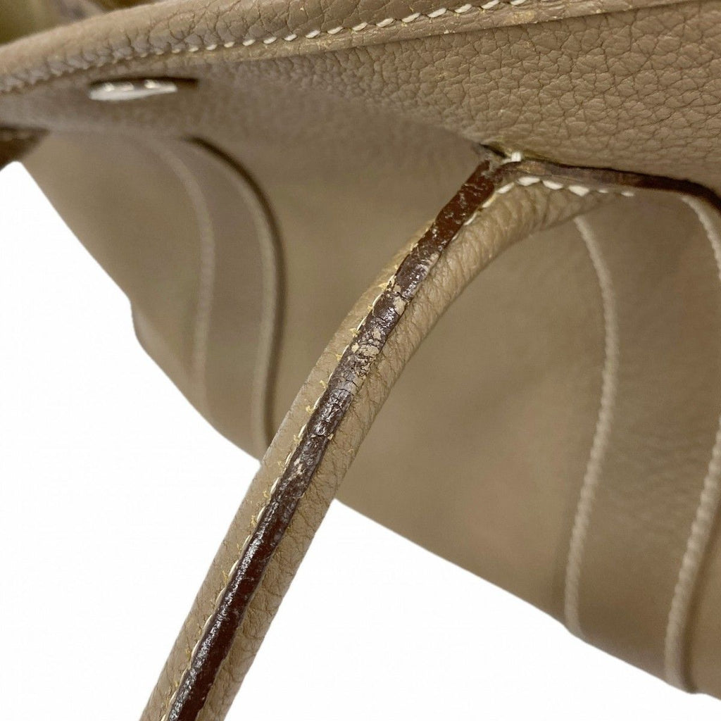 Hermes Tote Garden Party TPM Negonda Etoupe Silver — view 7