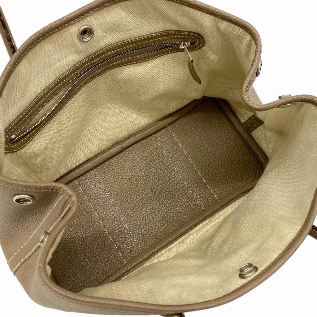 Hermes Tote Garden Party TPM Negonda Etoupe Silver — view 4