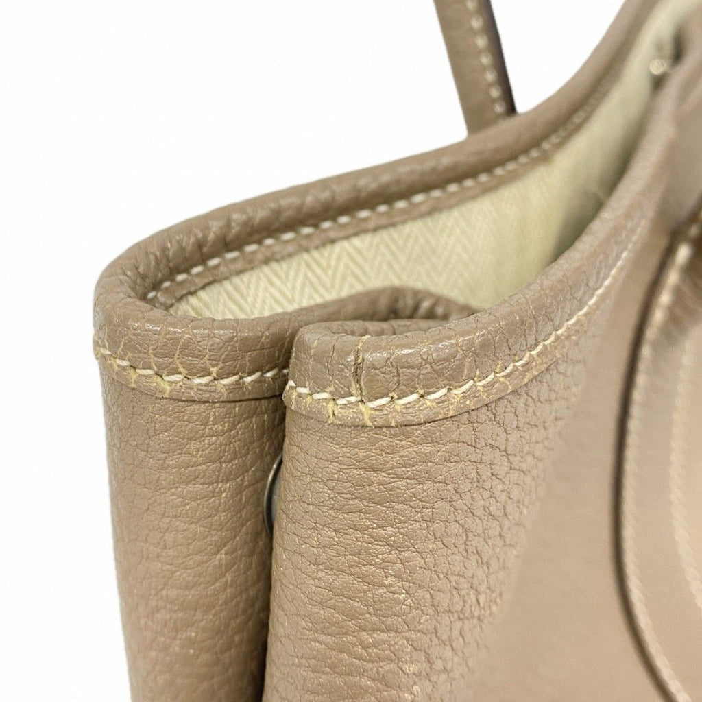 Hermes Tote Garden Party TPM Negonda Etoupe Silver — view 8