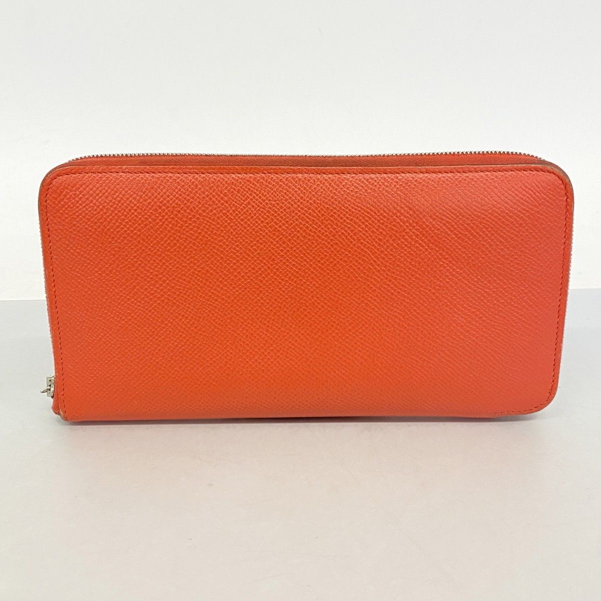 Hermes Wallet Azap Long Silk in Veau Rose Jaipur Silver — view 8