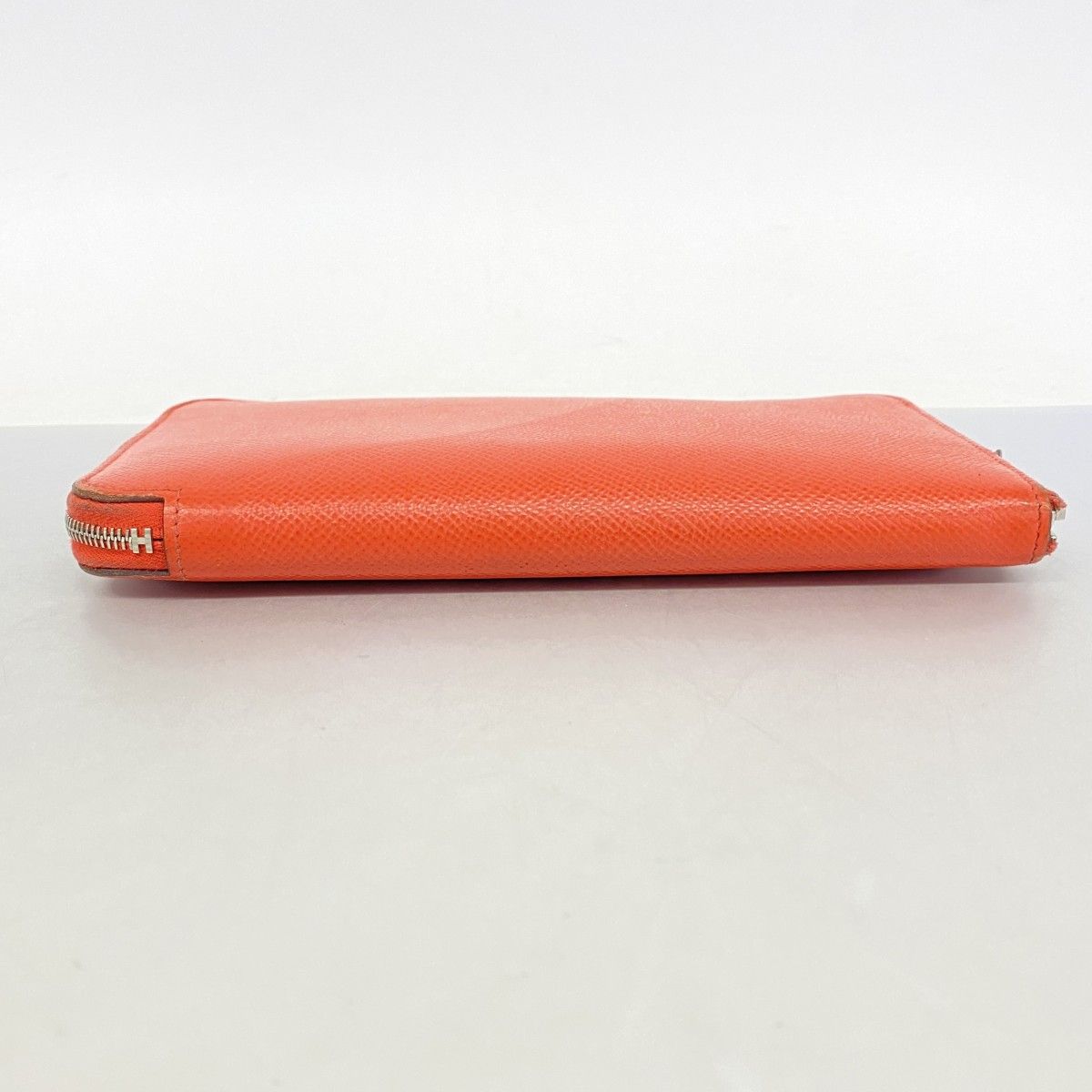 Hermes Wallet Azap Long Silk in Veau Rose Jaipur Silver — view 2