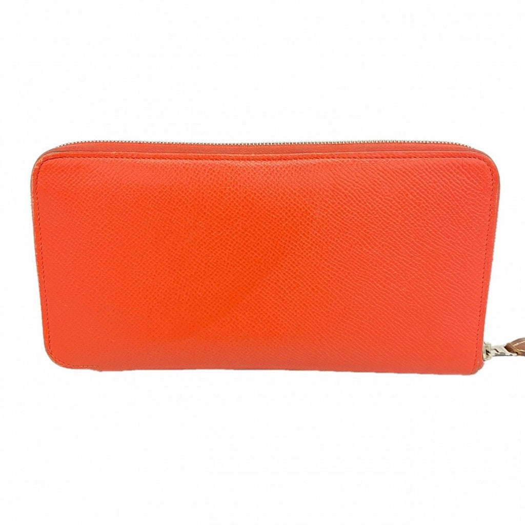 Hermes Wallet Azap Long Silk in Veau Rose Jaipur Silver