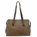 Louis Vuitton Shoulder Bag Damier Chelsea Ebene